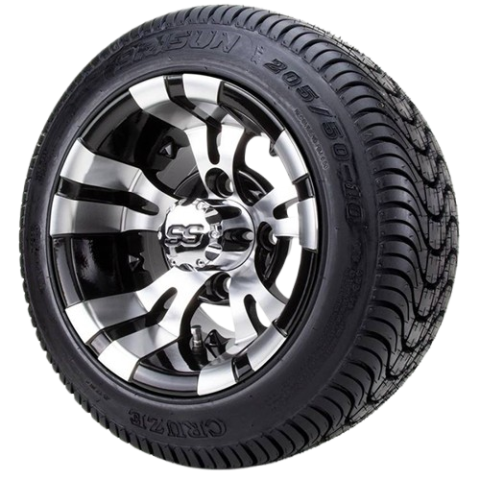 205-50-10 Custom Tire golf cart mobile service, mobile golf cart repair, battery charge